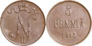5 pennia 1915 year