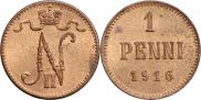 1 penni 1916 year