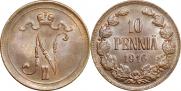 10 pennia 1916 year