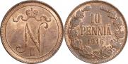 10 pennia 1916 year