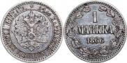 1 markka 1866 year