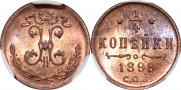 1/4 копейки 1899 года