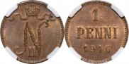 1 penni 1916 year