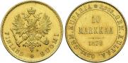 10 markkaa 1879 year