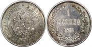 1 markka 1874 year