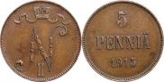 5 пенни 1915 года