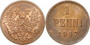 1 пенни 1917 года