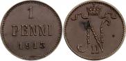 1 penni 1913 year