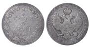3/4 рубля - 5 злотых 1840 года