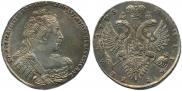 1 рубль 1733 года