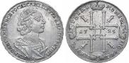 1 рубль 1725 года