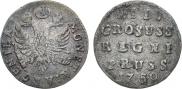 2 grosze 1759 year