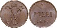 1 penni 1907 year