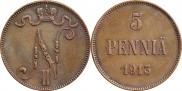 5 pennia 1913 year