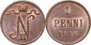 1 penni 1916 year