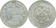 3/4 roubles - 5 złotych 1838 year
