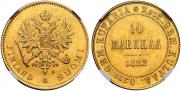 10 марок 1882 года