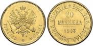 20 markkaa 1903 year