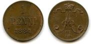 1 penni 1884 year