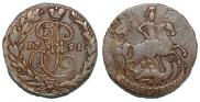 2 kopecks 1791 year
