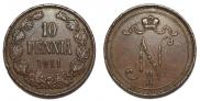 10 pennia 1911 year