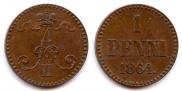 1 penni 1864 year