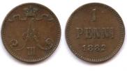 1 пенни 1882 года