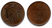 5 пенни 1906 года
