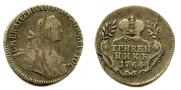 Grivennik 1764 year