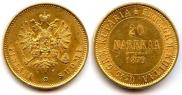 20 markkaa 1879 year