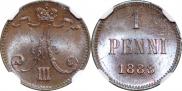1 пенни 1888 года