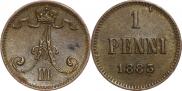 1 пенни 1883 года
