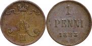 1 пенни 1883 года