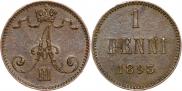 1 penni 1893 year