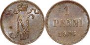 1 penni 1907 year