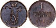 1 penni 1914 year