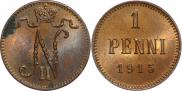1 пенни 1915 года