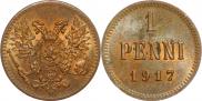 1 пенни 1917 года