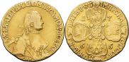 5 roubles 1765 year