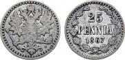 25 pennia 1867 year