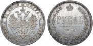 1 rouble 1880 year