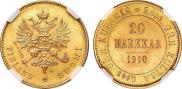 20 markkaa 1910 year