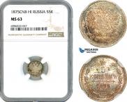 5 kopecks 1875 year