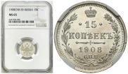 15 kopecks 1908 year