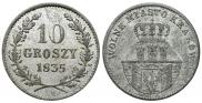 10 groszy 1835 year