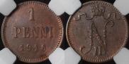 1 penni 1916 year