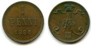 1 penni 1884 year