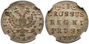 2 grosze 1759 year