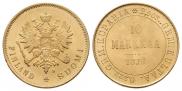 10 markkaa 1878 year