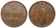 5 pennia 1906 year